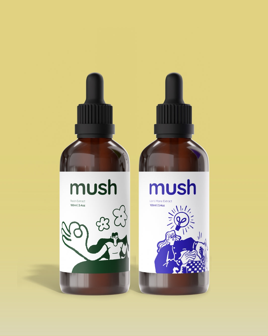 Anxiety Support Bundle | Lions Mane + Reishi